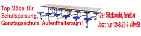Sico, Tisch-Sitz-Kombinationen, Möbel für Ganztagschule