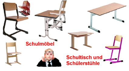 Schulmöbel aus Stahlrohr oder Holz