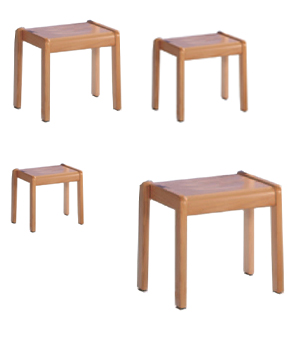 Holzhocker für Kindergarten