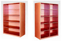 Schrank 190 cm ohne Türen - Schrankregal