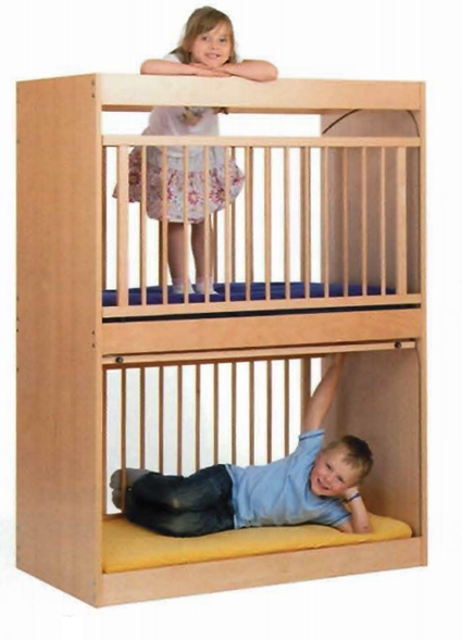Krippen-Etagenbett, Etagenbetten für Kinderkrippen, Krippenbett