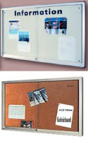 Infovitrine mit Alu-Rahmen