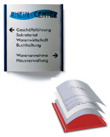 Gewölbte Türschilder 