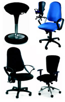 Arbeitstühle, Drehstühle, Bürostühle 