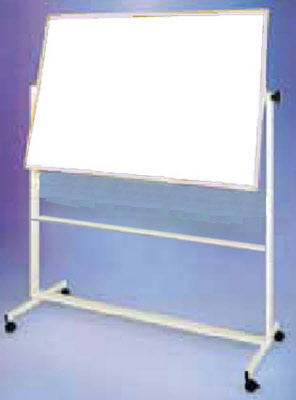 Fahrbare Tafel Weiss (White-Board) mit Marker beschreibbar