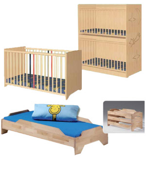 Betten für Kindergarten, Kindertagestätten, Hort