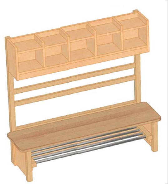 Garderobe Mit Sitzbank Und Haken Garderoben Für Kindergarten Kindergartengarderobe Mit Sitzbank