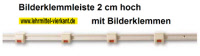 Bilderklemmleisten ALU 2cm 
