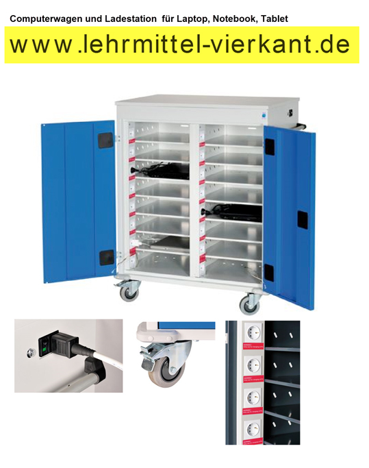 Laptopwagen aus Stahl, Laptopwagen kaufen, Laptopwagen online