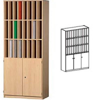 Postfachschrank mit Unterschrank