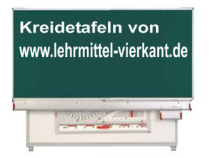 Einflächen-Tafeln Grün mit Gegengewichtsmechanik