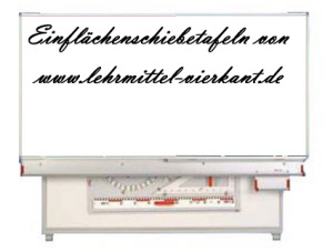 Einflächen-Tafeln Whiteboard