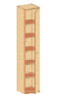 Schrank mit Flügeltüren 230 cm, 6 Ordnerhöhen