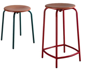 Stahlrohr Hocker, Stapelhocker