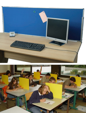 Tischblenden und Pultteiler