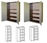 Schrank 190cm mit Flügeltüren