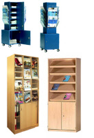 Zeitschriftenschrank und Prospektregal