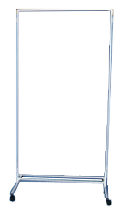 Raumteiler Whiteboard, Raumteiler-Whiteboard magnethaftend, mobile