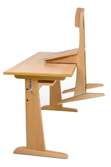 Schulmöbel aus Massivholz, Schülertisch, Schülerstuhl, Schülertische