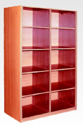 Regalschrank offen mit Mittelwand
