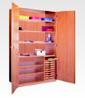 Werkraumschrank mit 10 Holzschübe 