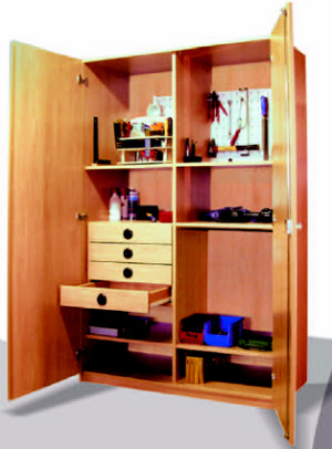 Werkraumschrank mit 4 Schubkästen 