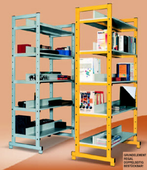 Bücherregal Doppelseitig