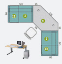 Bürotische, Schreibtische, Arbeitstische 