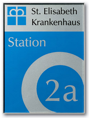 Türschilder aus Aluminium