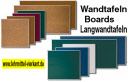 Whiteboard, Kreideboard, Stoffboard, Korkboard