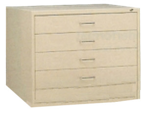 Schubladenschrank DIN A0 aus Stahlblech
