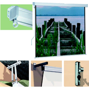 Kurbelleinwand Compact manual 