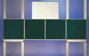 Pylonen - Doppelklappschiebetafel 6x Kreidefläche