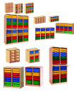 Apothekerschrank, Eigentumsschränke, Materialschrank
