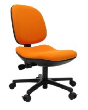 Drehstuhl für Erzieherinnen mit Sitzhöhe 34-43 cm