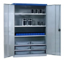 Flügeltürenschrank Stahl mit Breite 1350 mm