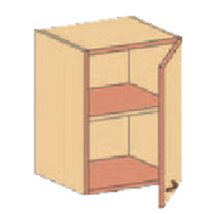 Hängeschrank 1x Drehtür und Fachboden 