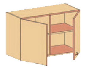 Hängeschrank mit Flügeltüren