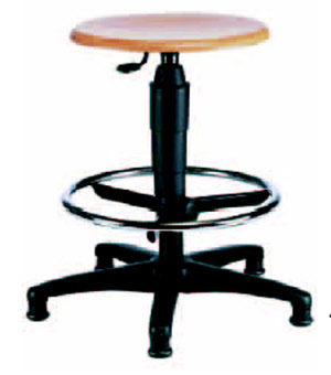 Hocker mit Fußring und Sitzhöhe 59-84 cm 