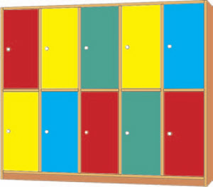 Garderobenspind für Kindergarten, Hort, Schule
