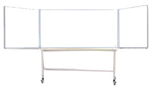 Fahrbare Klapptafel-Whiteboard 