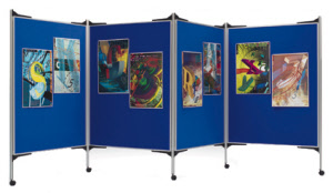 Mobile Stellwand, Kommunikationswand, Trennwand
