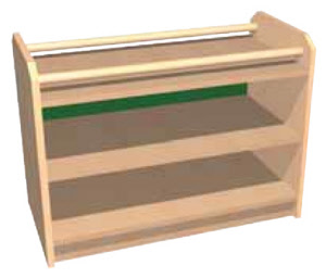 Krippenschrank mit Lauflernstange 