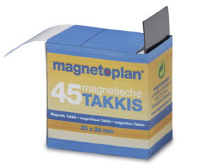 Magnetplättchen im Spender