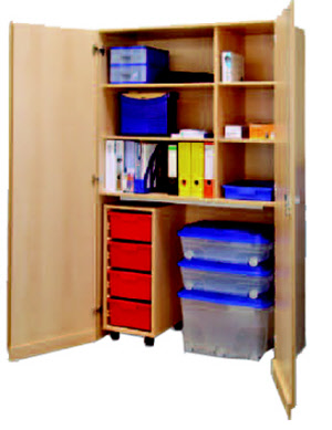 Garagenschrank als Materialschrank