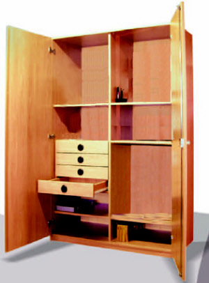 Medienschrank mit 4 Schubkästen