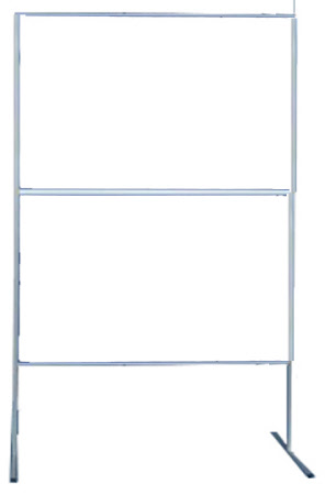 Moderationswand Whiteboard, geteilt