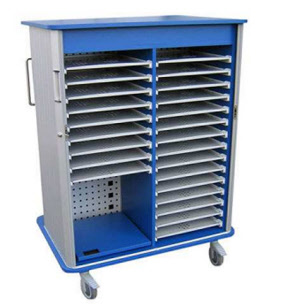 Notebookwagen für 24 Notebooks und 1x Drucker