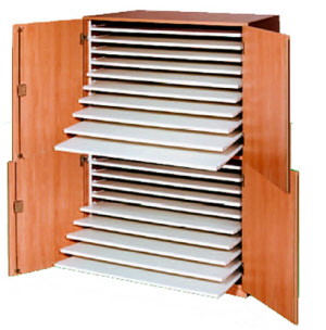 Zeichnungsschrank, Bilderschrank, Planschrank oder Papierschrank