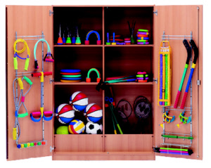 Pausenhofartikelschrank